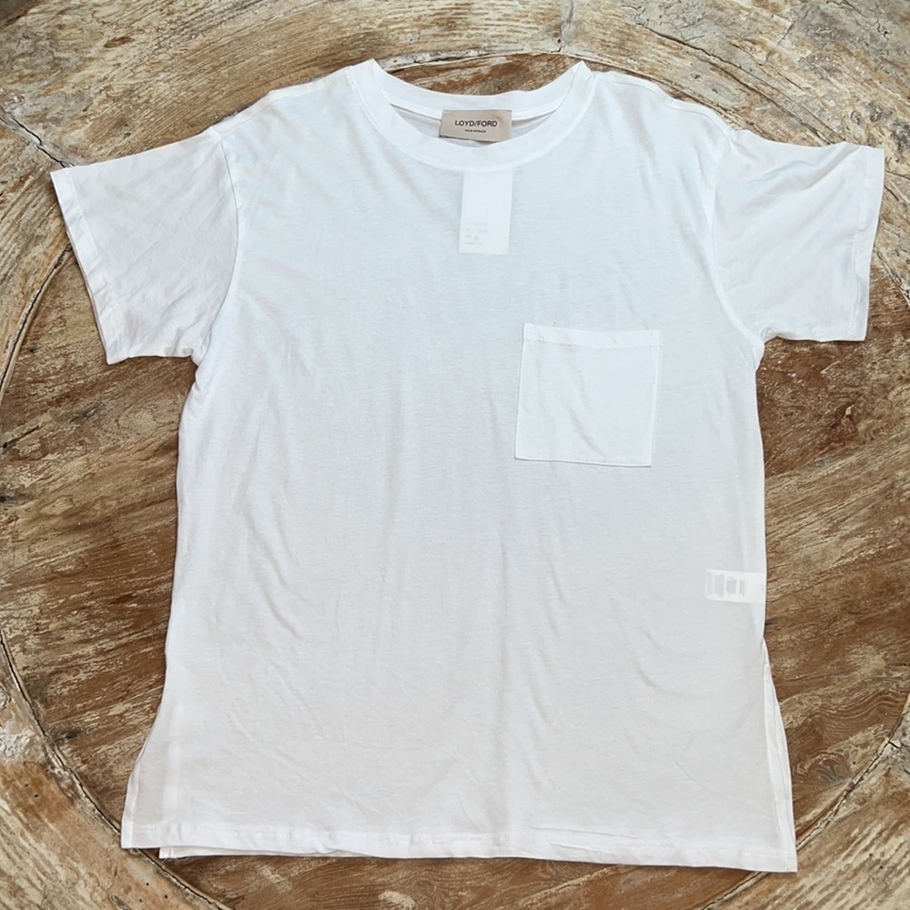 LOYD/FORD Palm Springs Soft White Vintage Look T-Shirt Size M NWOT